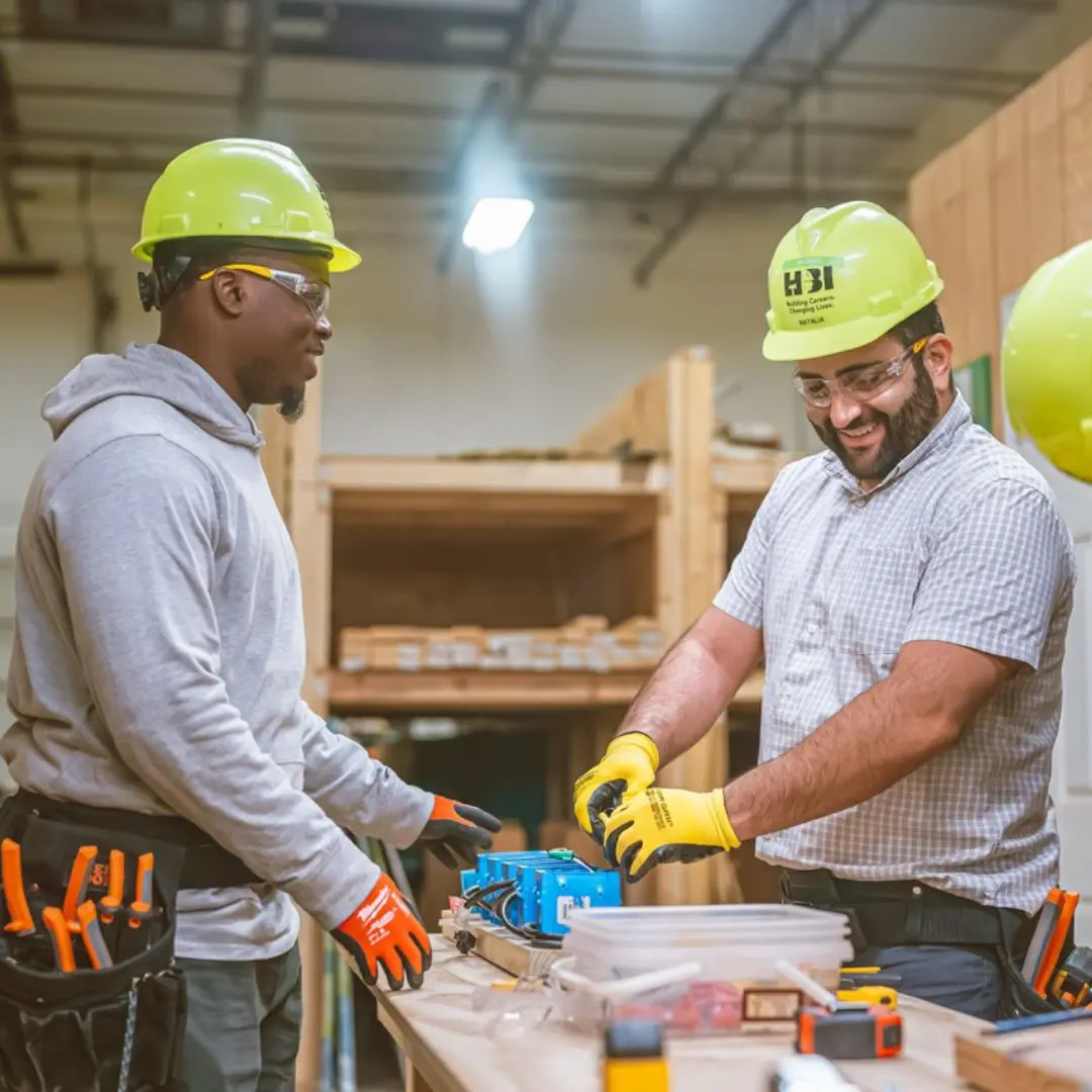 image of two students at hbi academy